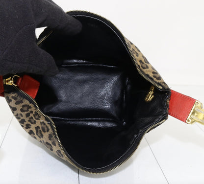 FENDI Leopard Print Pouch
