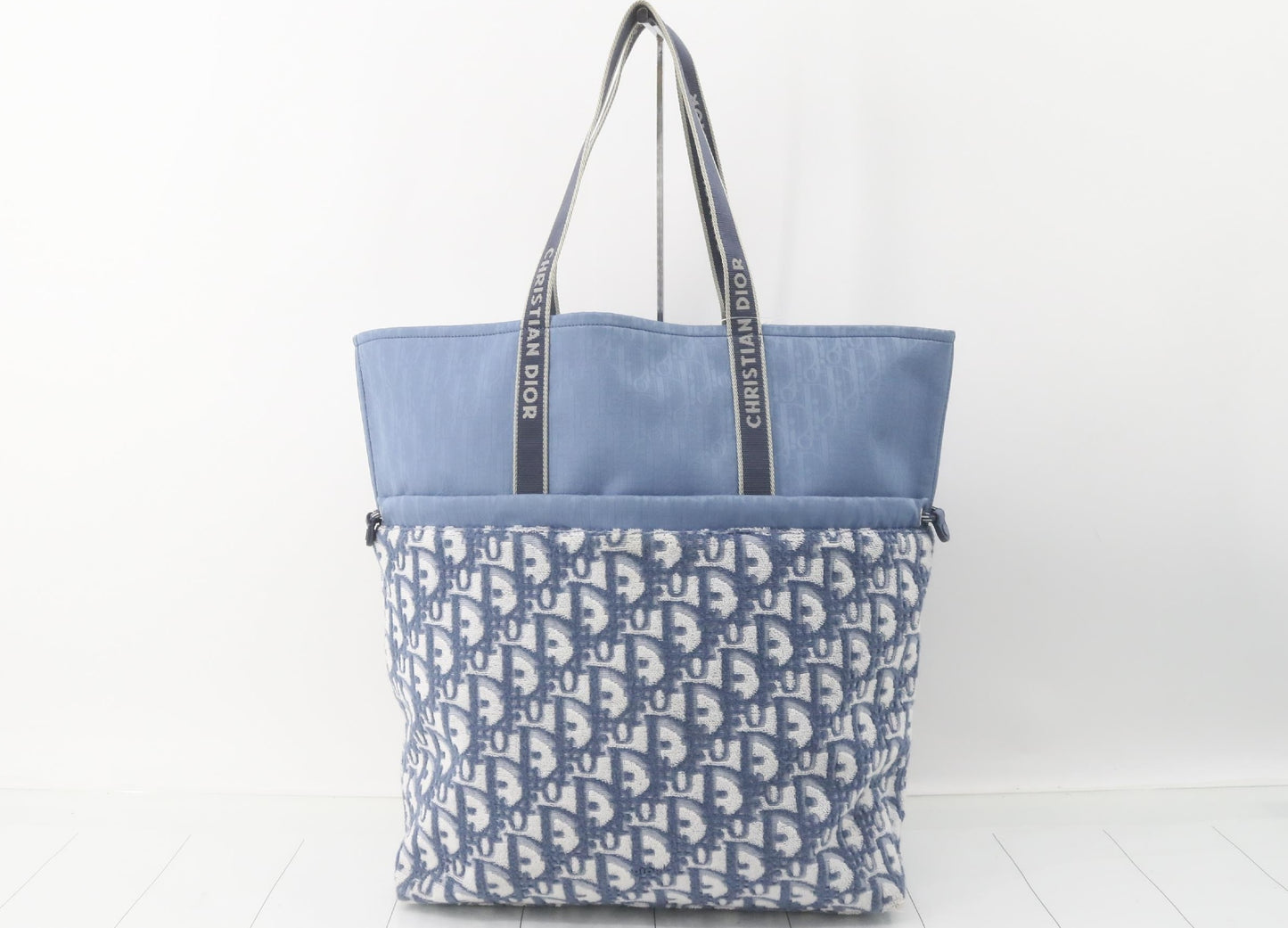 Dior Pile Tote Bag Blue Tote Bag