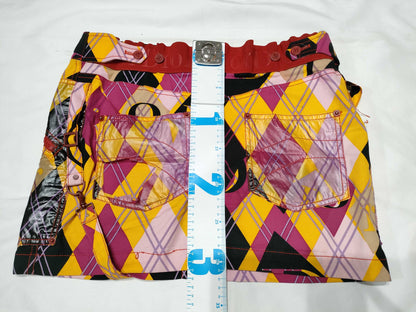 Dior Galliano-era mini skirt gimmick skirt