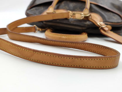 LOUIS VUITTON Monogram M47270 Deauville Handbag VI0927 with Shoulder Strap
