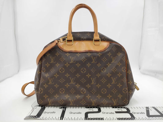 LOUIS VUITTON Monogram M47270 Deauville Handbag VI0927 with Shoulder Strap