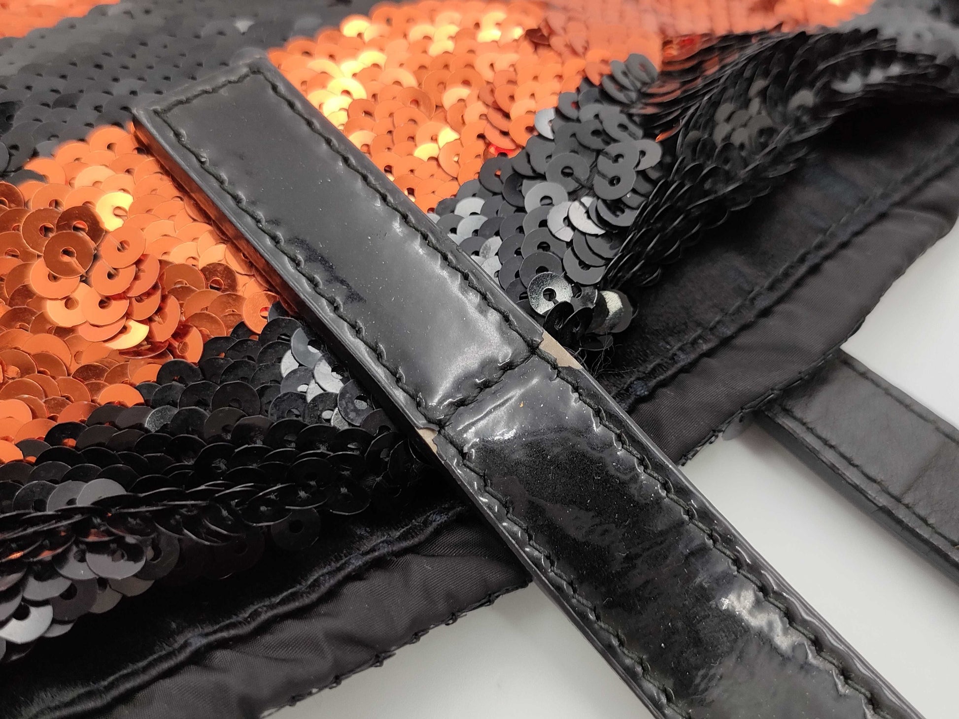 PRADA PRADA Sequin Handbag Tote Bag