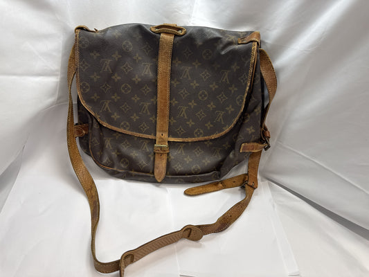 LOUIS VUITTON Monogram Saumur 35 Shoulder Bag