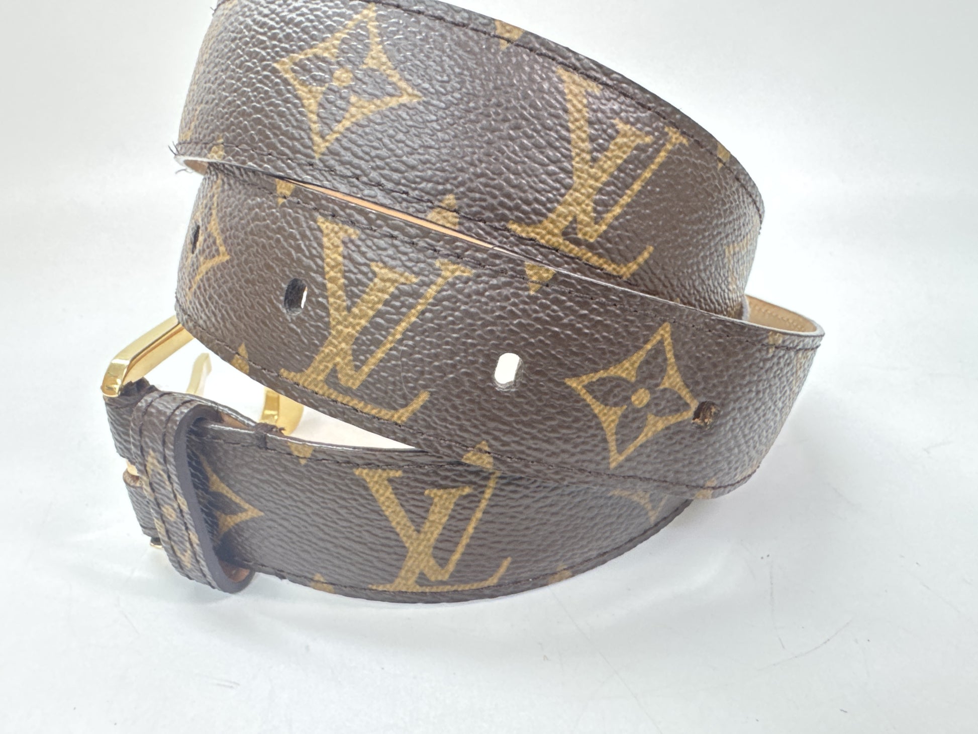 LOUIS VUITTON LOUIS VUITTON Louis Vuitton M6919 Santur Ellipse CT1098 Belt