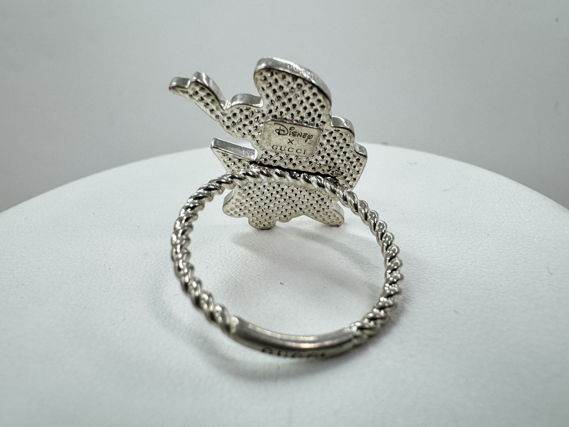 Dior Gucci x Disney Donald Duck Ring #16 925 Silver