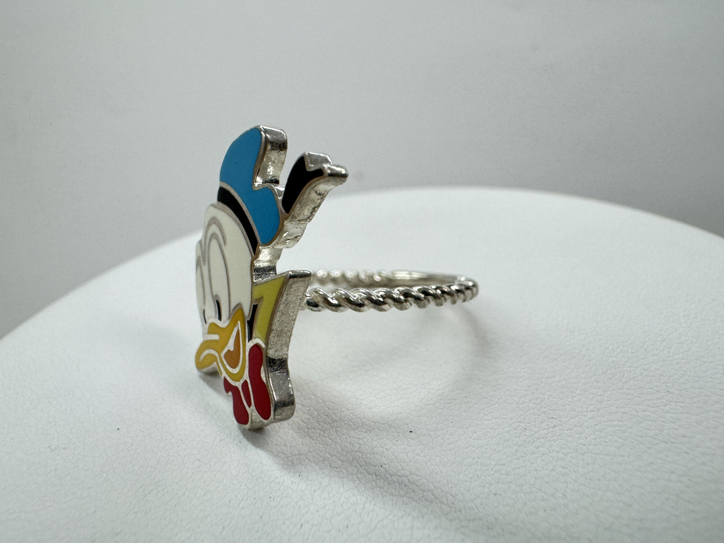 Dior Gucci x Disney Donald Duck Ring #16 925 Silver