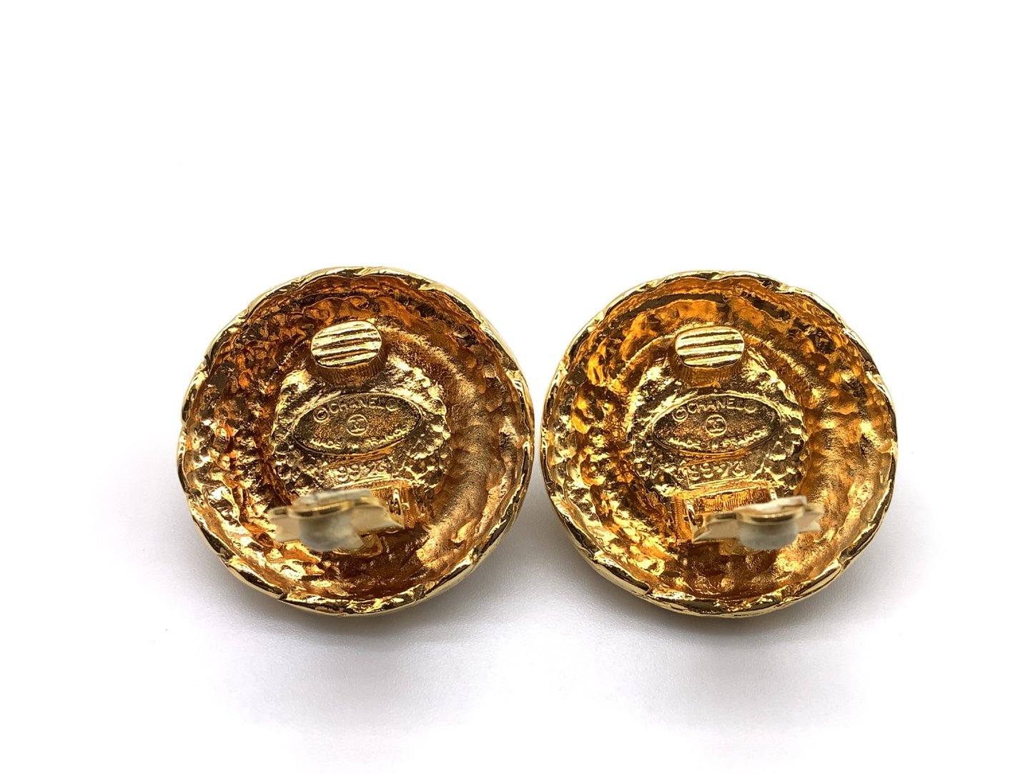 CHANEL Chanel Faux Pearl GP Vintage Earrings