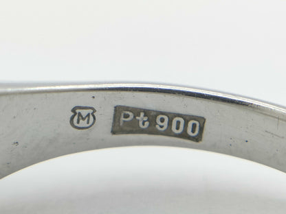 MIKIMOTO D0.37ct PT900 4.0g Ring 