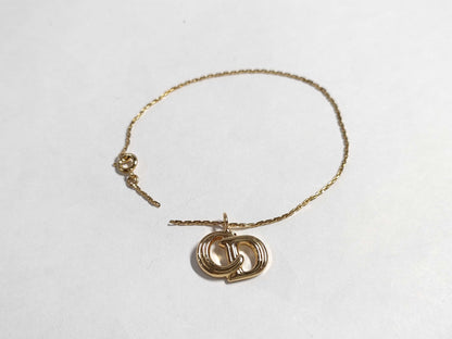Dior Gold Plated CD Logo Bracelet Bracelet Bangle