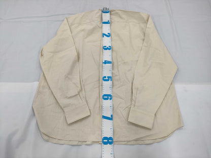 FENDI Embroidered Shirt, Ivory, Size 41, Men's Shirt