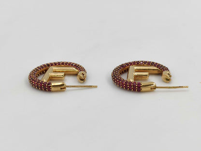 FENDI earrings with stones
