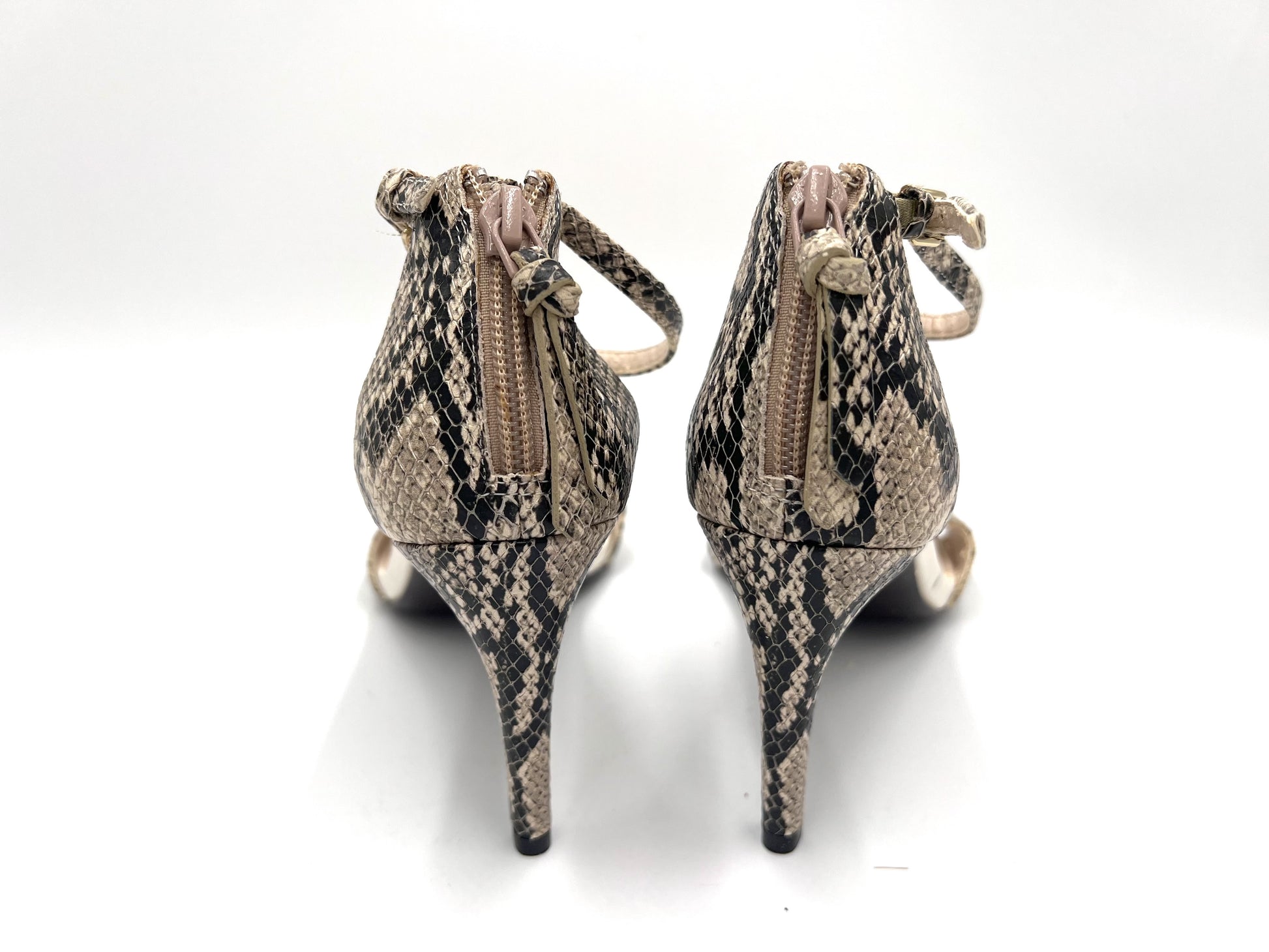  Cole Haan Cole Haan Cole Haan Python Print Ankle Strap Sandals Size 6 1/2