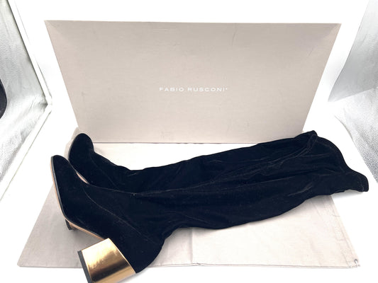 FABIO RUSCONI I-1133 Fabio Rusconi Knee-High Boots Black Size 37 Other Shoes
