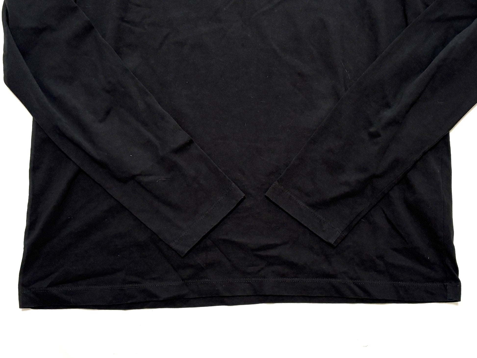 COACH CB672 Logo Long T-Shirt Black Size L T-Shirt