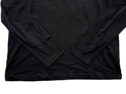 COACH CB672 Logo Long T-Shirt Black Size L T-Shirt