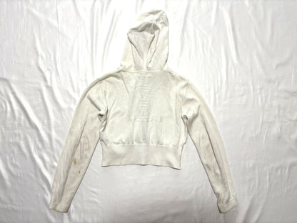 CELINE Hooded Off-White Cardigan, Size 130