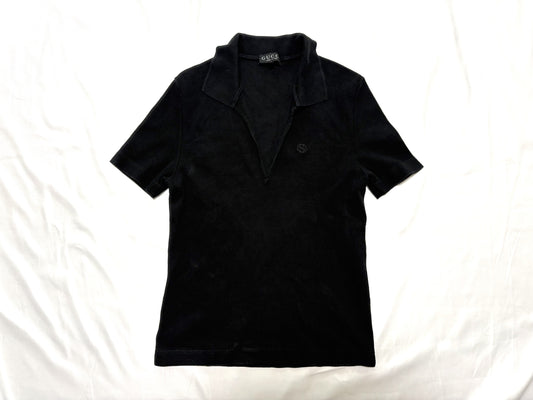 GUCCI GG Interlocking Skipper Shirt, Black, Size L