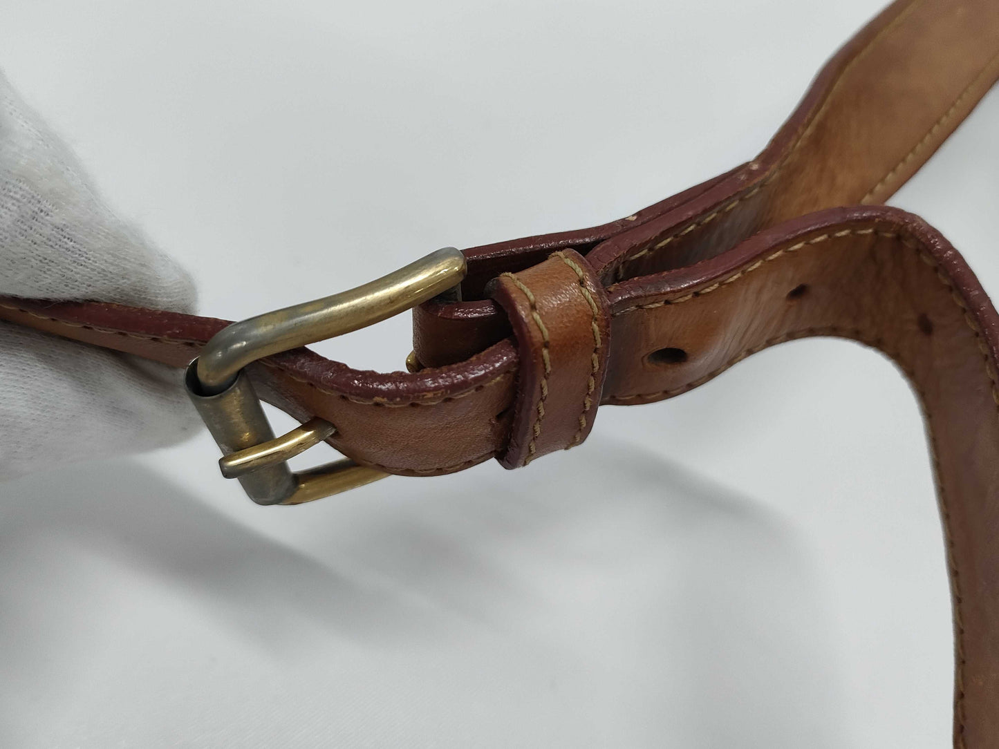 CELINE Macadam Drawstring Bucket Shoulder Bag