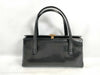 GUCCI All Leather G Hardware Black Handbag