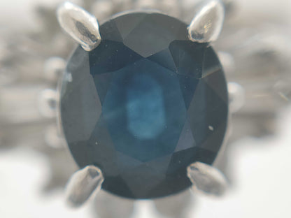 S 0.91ct D 0.28ct PT900 4.8g Ring 