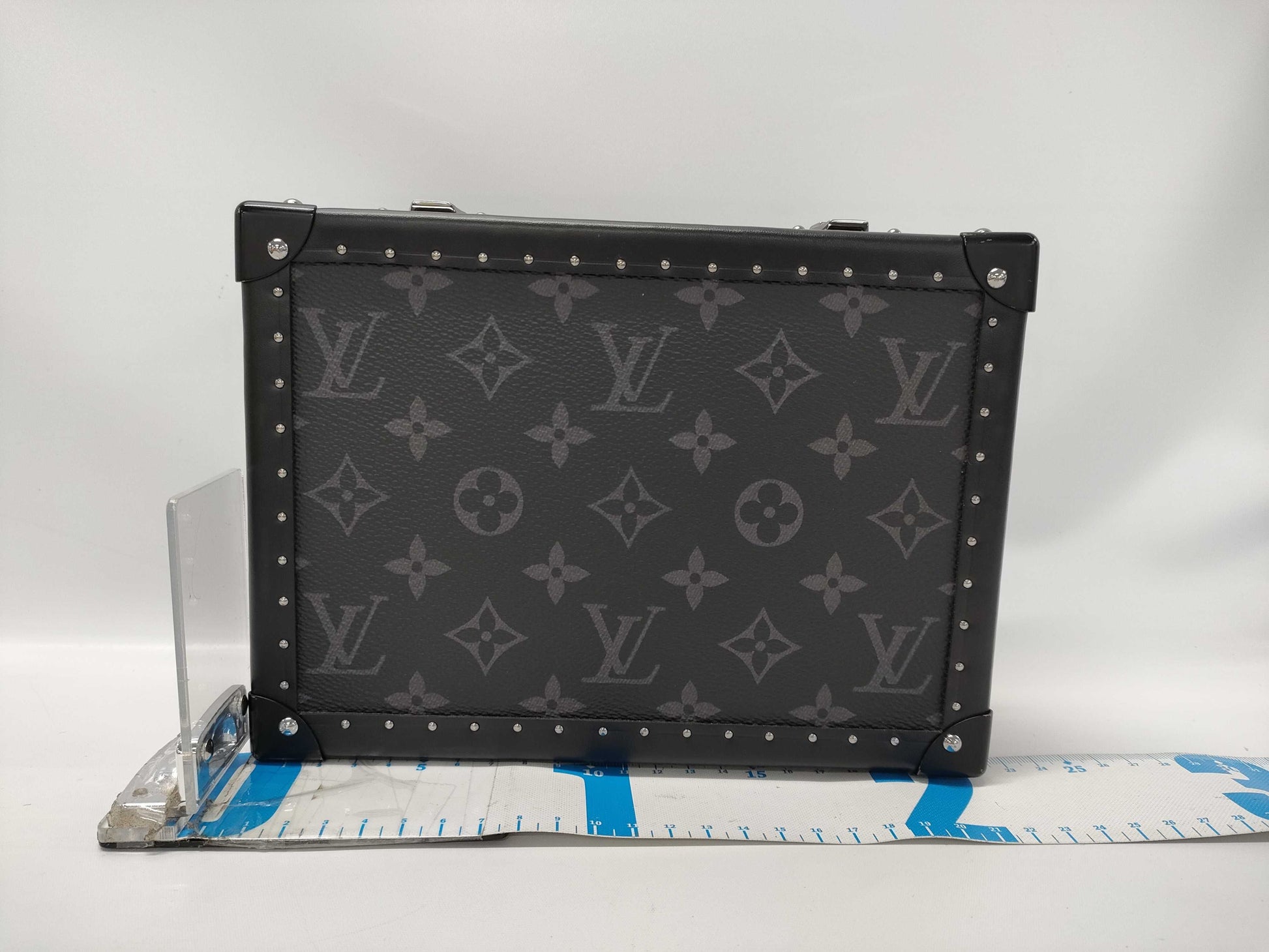 LOUIS VUITTON Clutch Box Mini Trunk Monogram Eclipse M20251 RFID Shoulder Bag