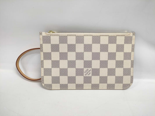 LOUIS VUITTON Neverfull PM Damier Azur N41362 Pouch Only
