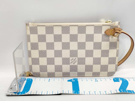 LOUIS VUITTON Neverfull PM Damier Azur N41362 Pouch Only