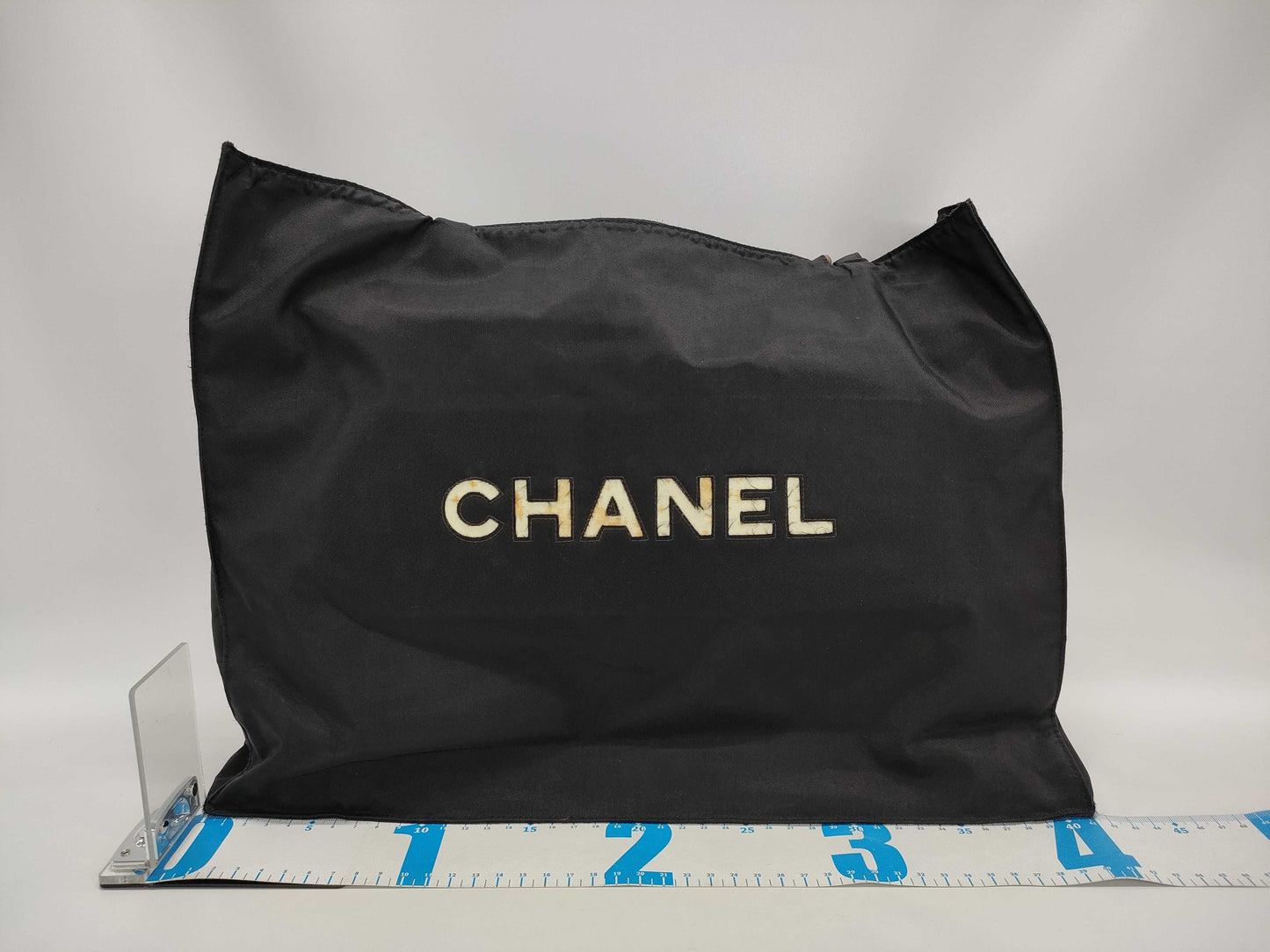 CHANEL Chain Tote Bag with Large Coco Mark, Nylon, Black and White, GD Hardware, No. 2 Tote Bag