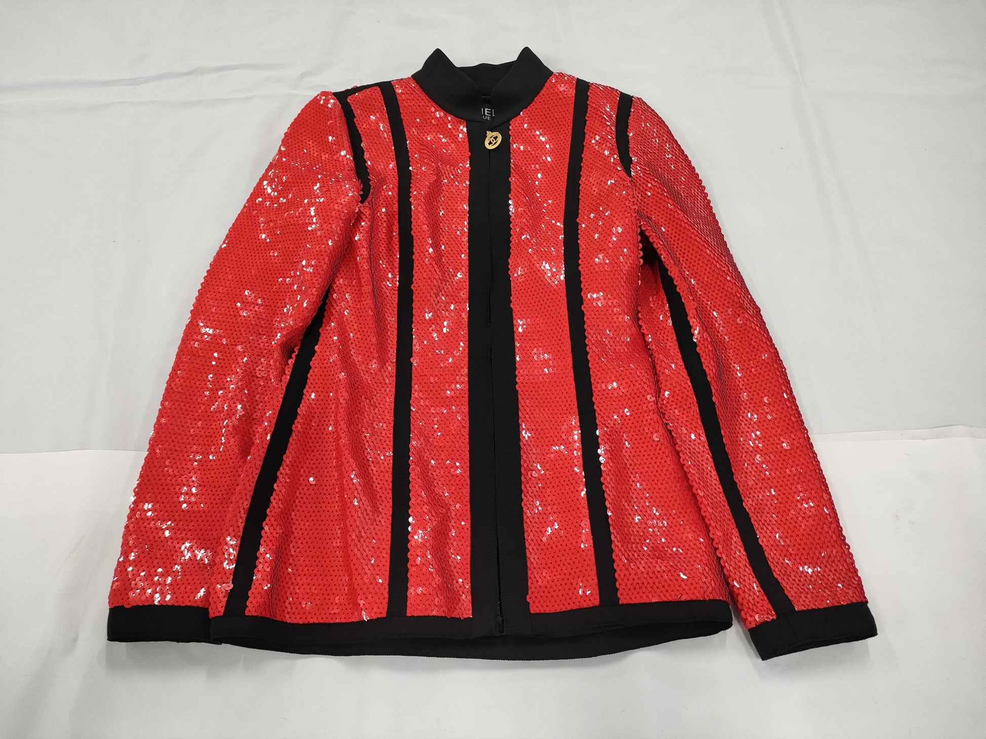 CHANEL 1991 Sequin Scuba Jacket, Brand New, Size 34