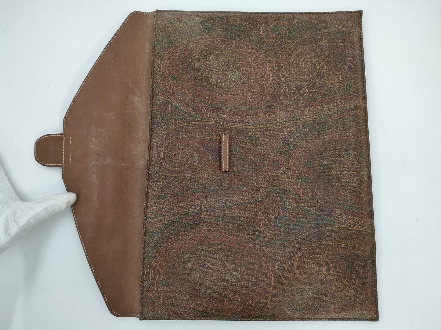 ETRO ETRO Second Bag Brown Paisley with Box