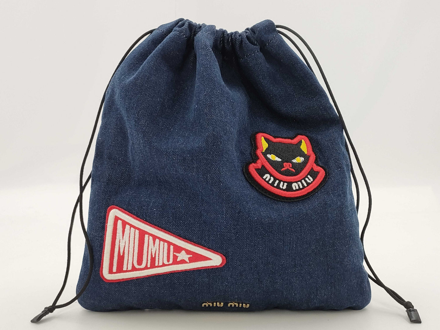 Miu Miu Miu Pouch Bag Denim Pouch