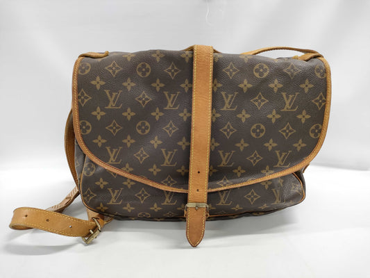 LOUIS VUITTON Monogram Saumur 35 M42254 / AR1915 Shoulder Bag
