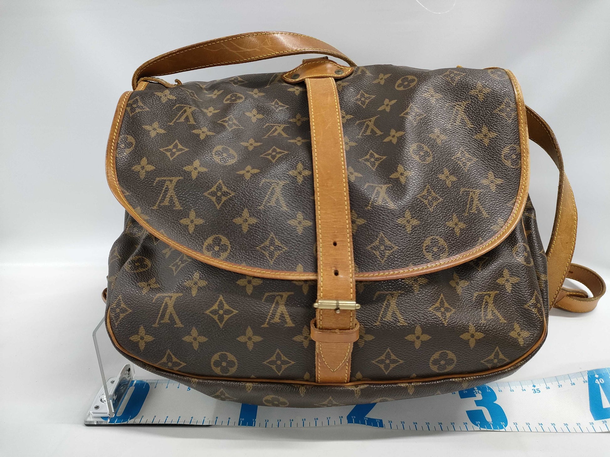 LOUIS VUITTON Monogram Saumur 35 M42254 / AR1915 Shoulder Bag