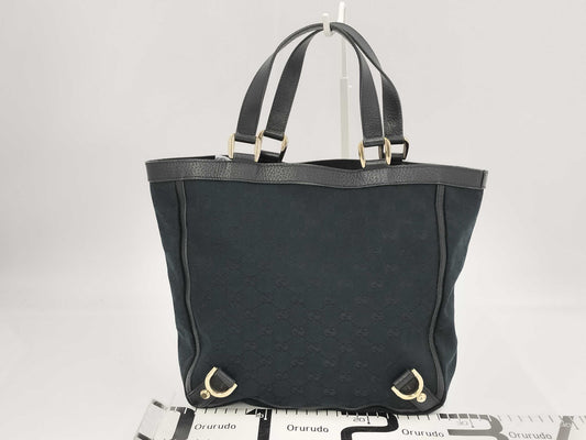 GUCCI GG Canvas Abbey Tote Bag Handbag