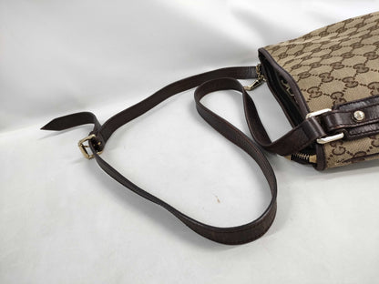 GUCCI Gucci GG Canvas Sherry Line Shoulder Bag Shoulder Bag