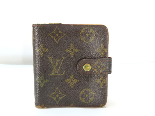 LOUIS VUITTON Monogram Compact Zip Wallet