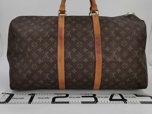 LOUIS VUITTON Monogram Louis Vuitton Keepall 50 Monogram Boston Bag M41426/FL0012