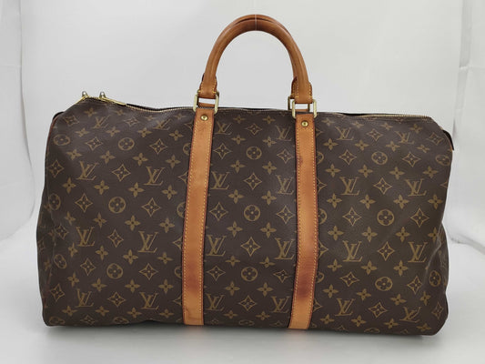 LOUIS VUITTON Monogram Louis Vuitton Keepall 50 Monogram Boston Bag M41426/FL0012