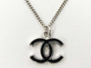 CHANEL necklace black necklace
