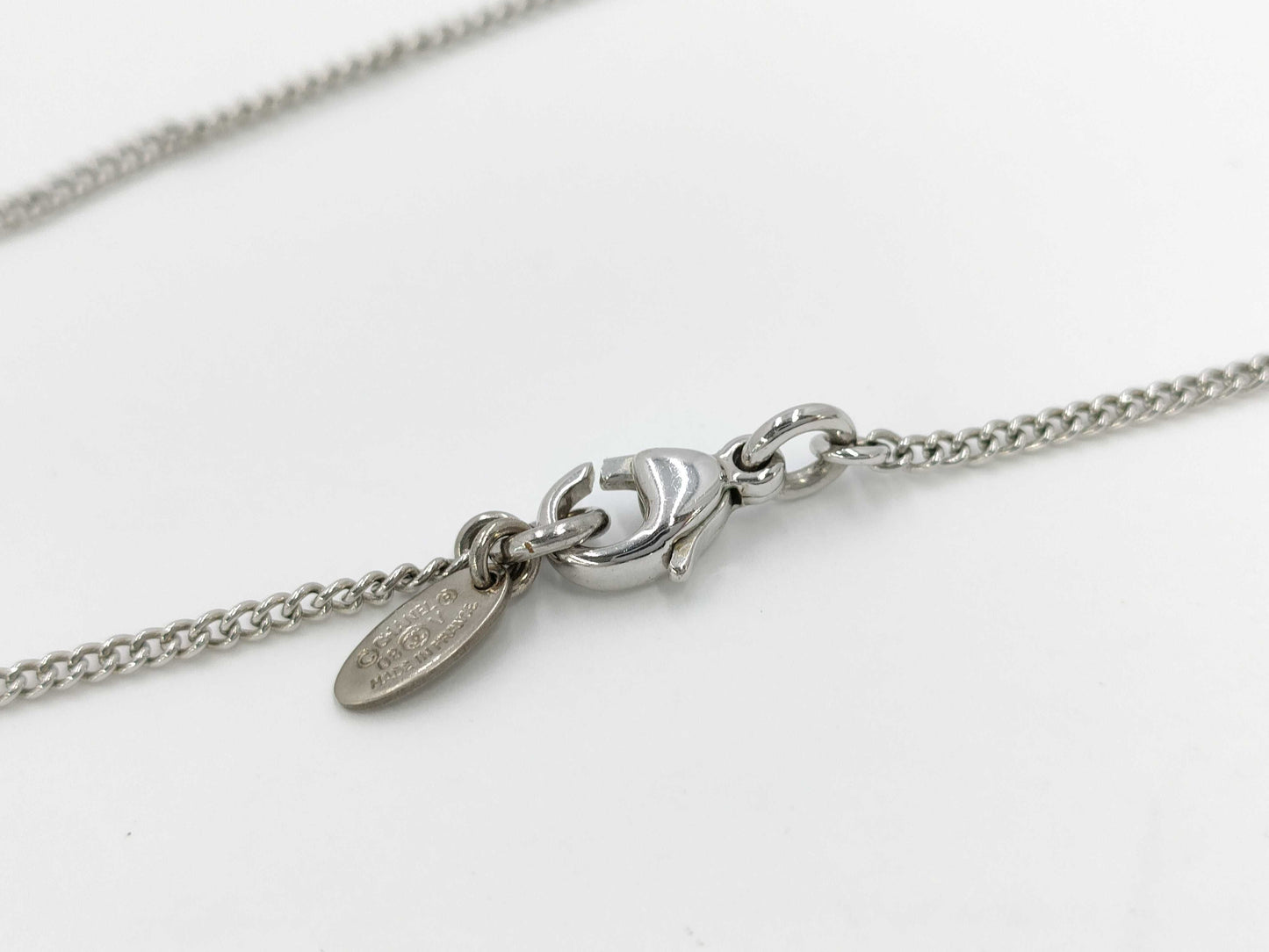 CHANEL Rhinestone Necklace Necklace