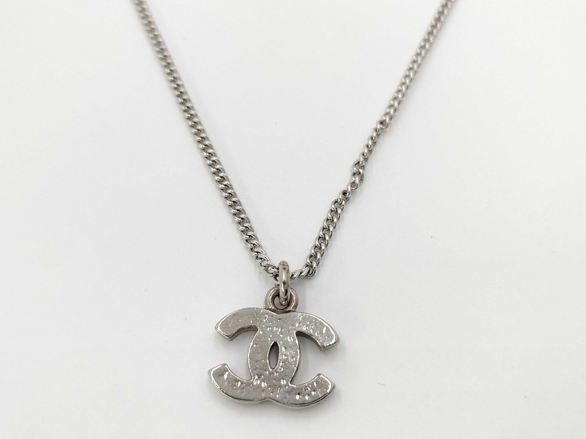 CHANEL Rhinestone Necklace Necklace