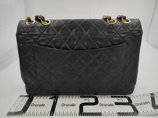 CHANEL Shoulder Bag, Deca Matelasse, Black