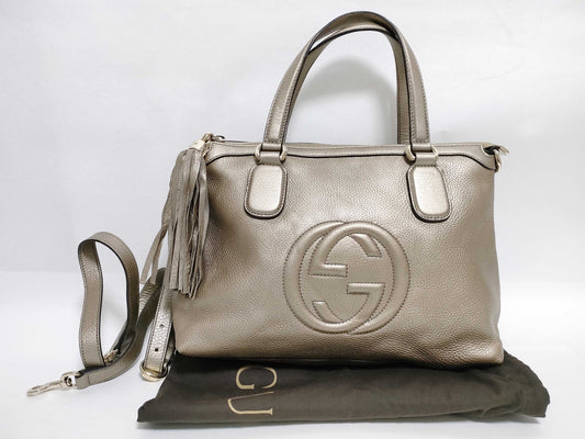 GUCCI Soho 2-way handbag with dust bag, tote bag