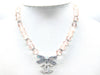 CHANEL Coco Mark Heart Rhinestone Pink Stone Necklace B23S Necklace