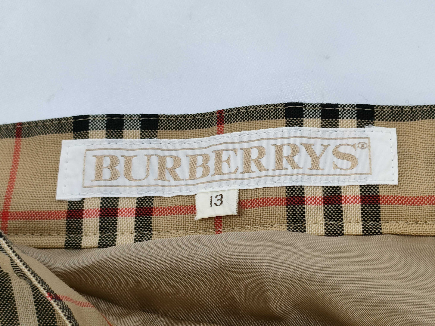 Burberrys Nova Check Long Skirt 13BR C-TK83 Skirt