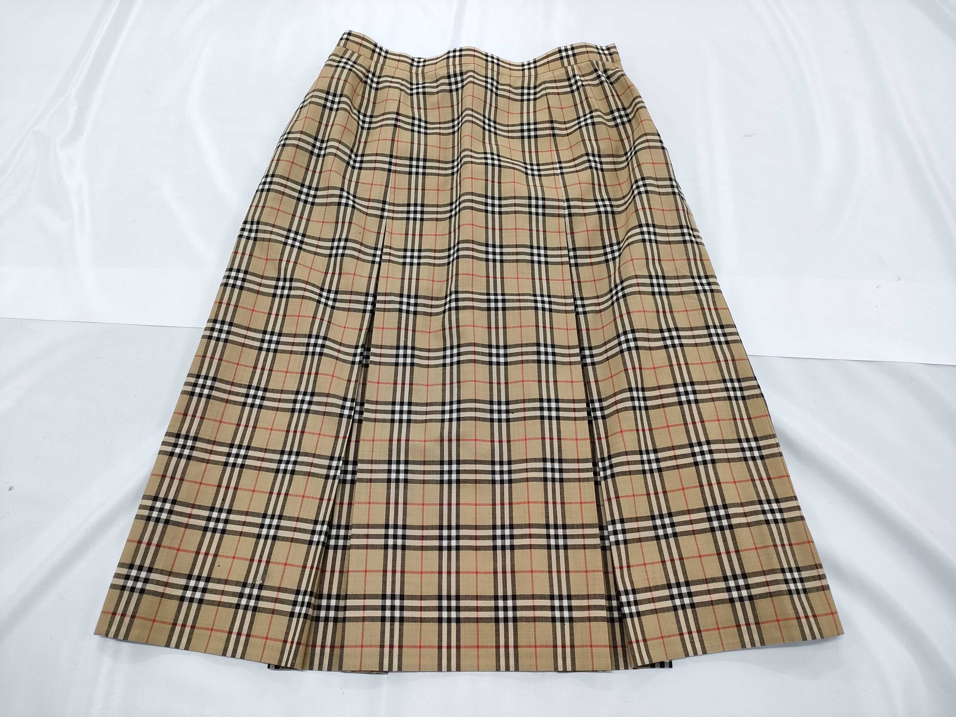 Burberrys Nova Check Long Skirt 13BR C-TK83 Skirt