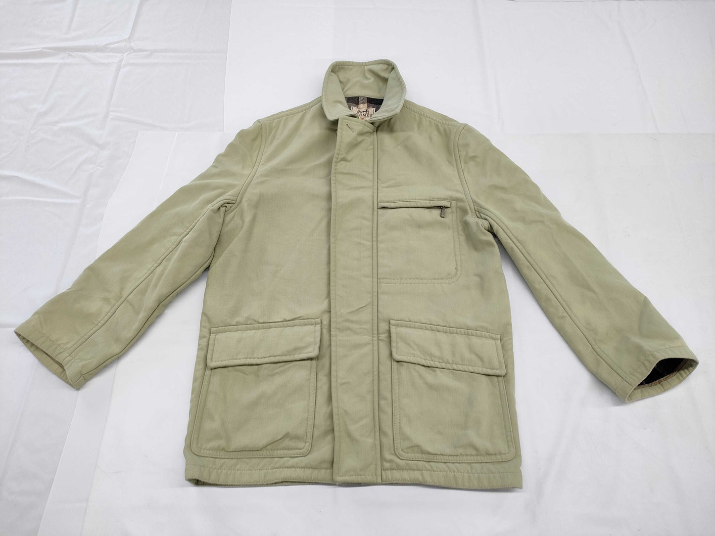 HERMES Men's Long Coat, Size 48