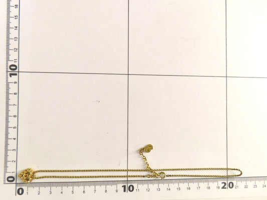 Christian Dior Gold Rhinestone Necklace