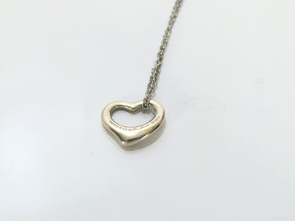 Tiffany & Co. Open Heart Tiffany Necklace Open Heart 925 Non-Original Chain Necklace