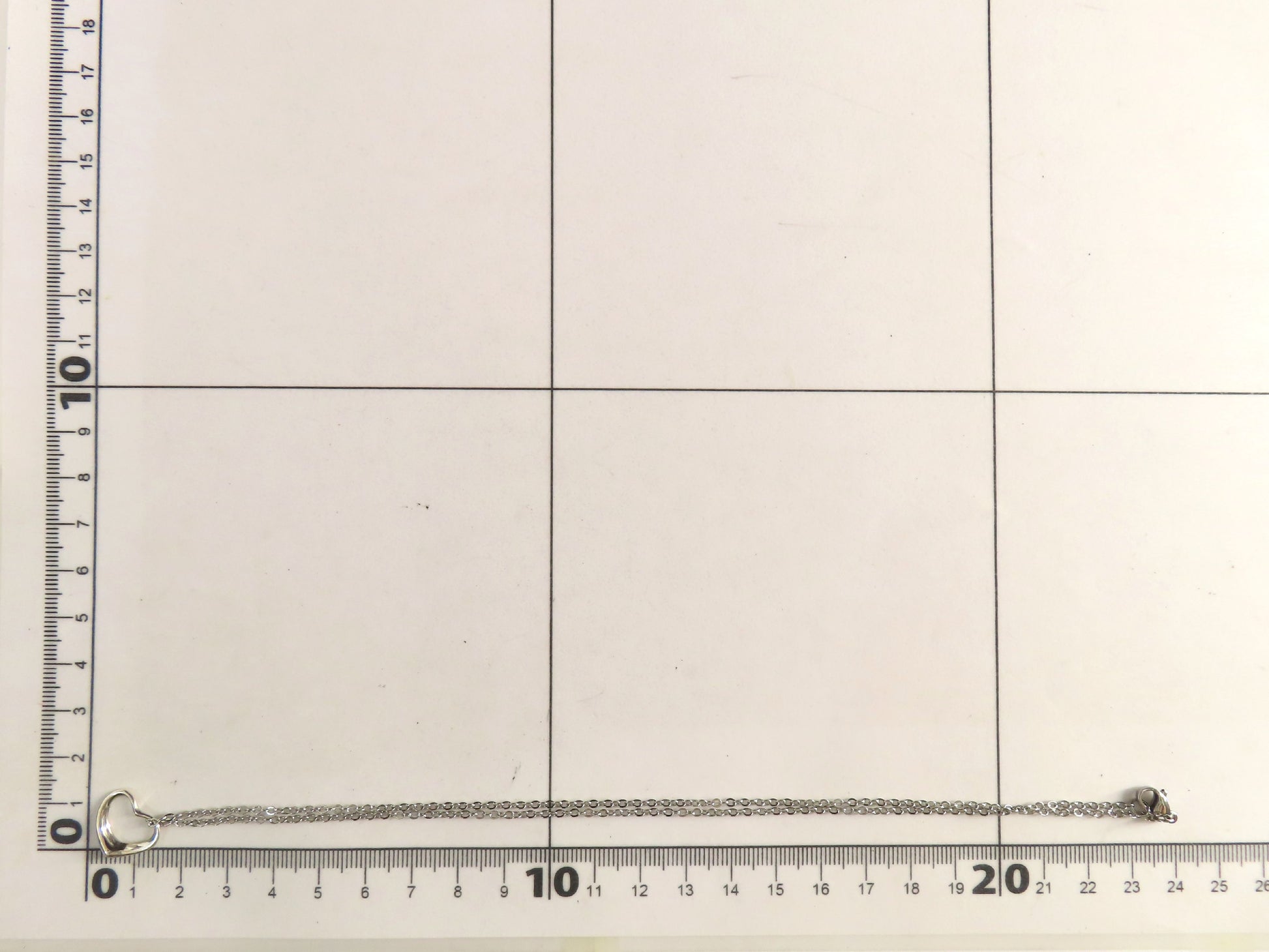 Tiffany & Co. Open Heart Tiffany Necklace Open Heart 925 Non-Original Chain Necklace